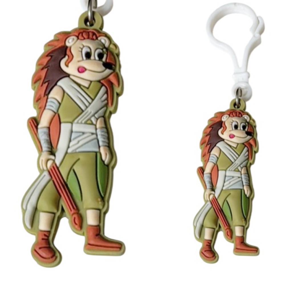 Star Wars themed hedgehog cartoon keychain